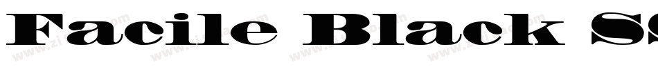 Facile Black SSi Black字体转换